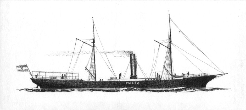 1854 - Malta - Lloyd Austriaco